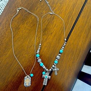 Western Cross Necklaces